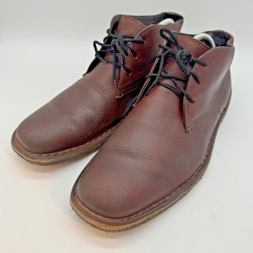 Johnston & Murphy Signature Chukka Boot 59-11186 Men's Brown 10M Gum Sole Desert